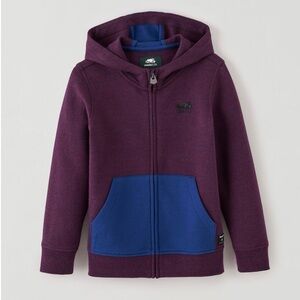 ROOTS Boys Active Scuba Zip Hoodie, Maroon Speckle, Size M